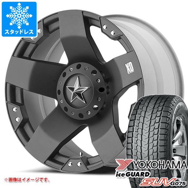 【タイヤ交換対象】RAV4 50系用 スタッドレス ヨコハマ アイスガード SUV G075 245/65R17 107Q KMC XD775 ロックスター タイヤホイール4本セット|タイヤ1番