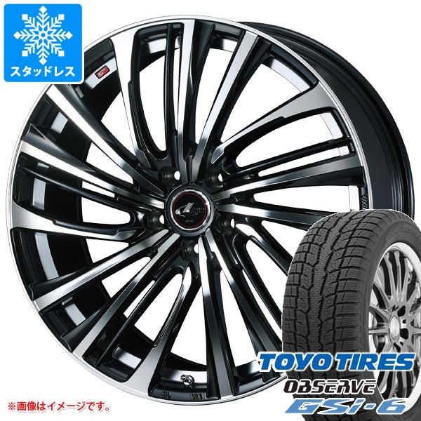 【タイヤ交換対象】スタッドレスタイヤ トーヨー オブザーブ GSi-6 225/70R16 103Q & レオニス FS 6.5-16 タイヤホイール4本セット225/70-16 TOYO OBSERVE GSi-6|タイヤ1番