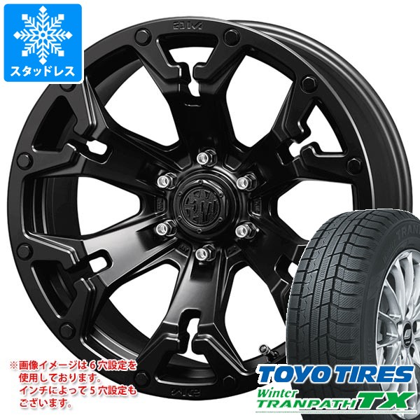 【タイヤ交換対象】デリカD:5用 スタッドレス トーヨー ウィンタートランパス TX 215/70R16 100Q クリムソン MG ゴーレム タイヤホイール4本セット｜タイヤ１番