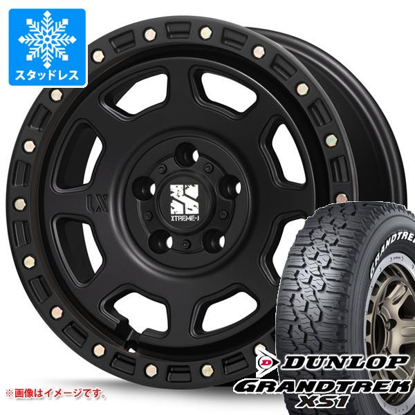 【タイヤ交換対象】スタッドレスタイヤ ダンロップ グラントレック XS1 215/70R16 100/97N ホワイトレター ＆ MLJ エクストリームJ XJ07 7.0-16 タイヤホイール4本セット215/70-16 DUNLOP GRANDTREK XS1｜タイヤ１番