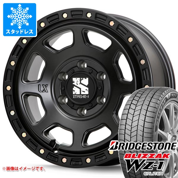 【タイヤ交換対象】スタッドレスタイヤ ブリヂストン ブリザック WZ-1 265/65R17 112Q 2025年10月発売サイズ ＆ MLJ エクストリームJ XJ07 8.0-17 タイヤホイール4本セット265/65-17 BRIDGESTONE BLIZZAK WZ-1