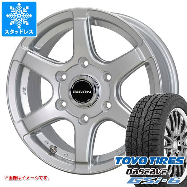 【タイヤ交換対象】スタッドレスタイヤ トーヨー オブザーブ GSi-6 265/70R17 115Q ＆ バイソン BN-04 7.5-17 タイヤホイール4本セット265/70-17 TOYO OBSERVE GSi-6｜タイヤ１番