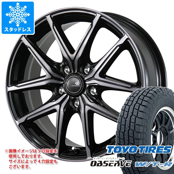 【タイヤ交換対象】BYD アット3 SC2系用 スタッドレス トーヨー オブザーブ WTR 215/65R16 C 109/107Q セレブロ FT05 タイヤホイール4本セット