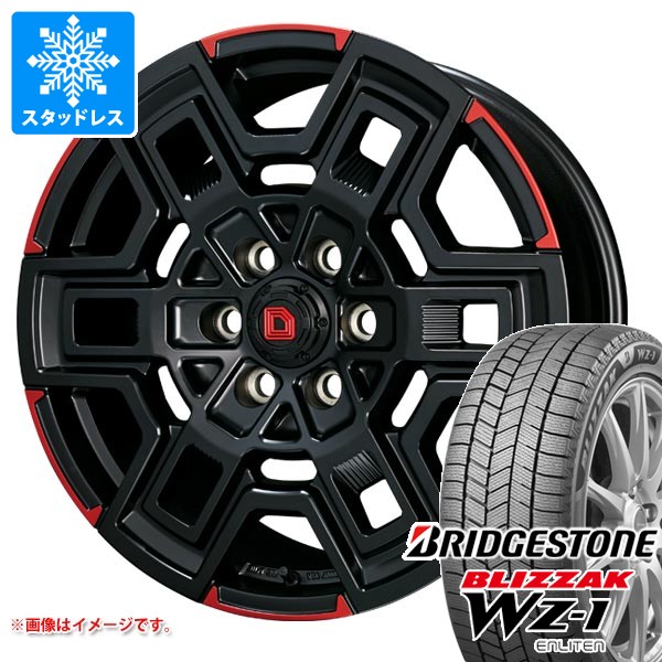 【タイヤ交換対象】トヨタ ハイエース 200系用 スタッドレス ブリヂストン ブリザック WZ-1 215/70R16 100Q クライメイト デヴグル タイヤホイール4本セット｜タイヤ１番
