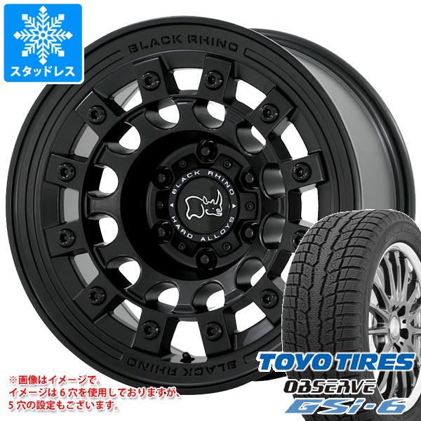 【タイヤ交換対象】ジープ ラングラー JK/JL系用 スタッドレス トーヨー オブザーブ GSi-6 265/70R17 115Q ブラックライノ フジ タイヤホイール4本セット|タイヤ1番