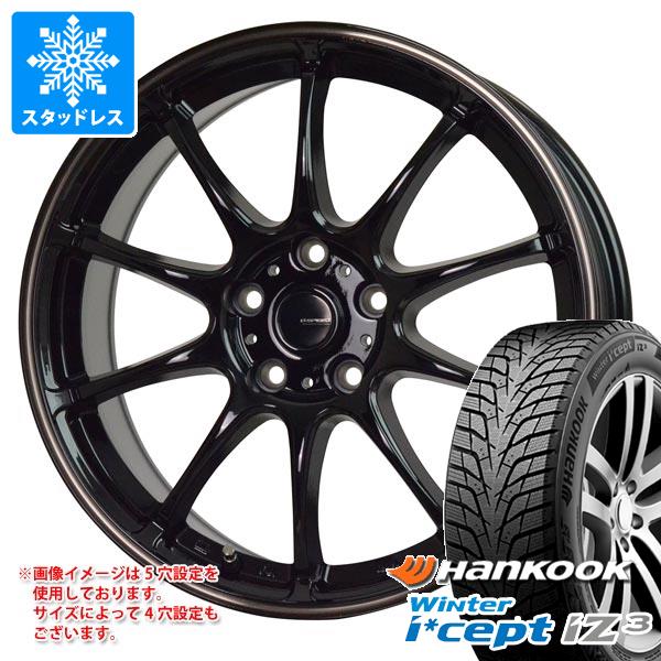 【タイヤ交換対象】スタッドレスタイヤ ハンコック ウィンターアイセプト iZ3 W636 225/50R17 98H XL ＆ ジースピード P-07 7.0-17 タイヤホイール4本セット225/50-17 HANKOOK Winter i cept iZ3 W636｜タイヤ１番