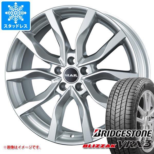 【タイヤ交換対象】ボルボ XC60 UB/UD系用 スタッドレス ブリヂストン ブリザック VRX3 235/60R18 107Q XL MAK ハイランズ タイヤホイール4本セット