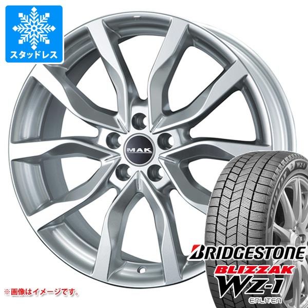 【タイヤ交換対象】ボルボ XC90 LB/LD系用 スタッドレス ブリヂストン ブリザック WZ-1 275/45R20 110Q XL 2025年10月発売サイズ MAK ハイランズ タイヤホイール4本セット