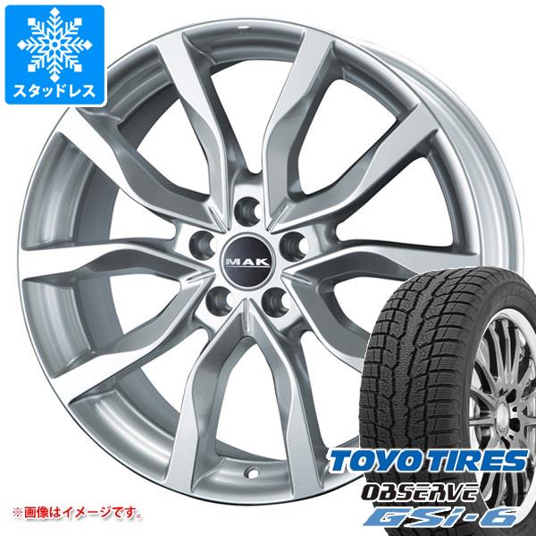【タイヤ交換対象】ボルボ EX40 XE系用 スタッドレス トーヨー オブザーブ GSi-6 235/55R18 100Q MAK ハイランズ タイヤホイール4本セット｜タイヤ１番