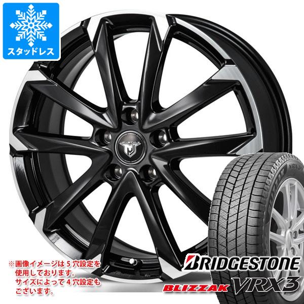 【タイヤ交換対象】スタッドレスタイヤ ブリヂストン ブリザック VRX3 225/60R17 99Q ＆ モンツァジャパン JPスタイル MJ-V 7.0-17 タイヤホイール4本セット225/60-17 BRIDGESTONE BLIZZAK VRX3