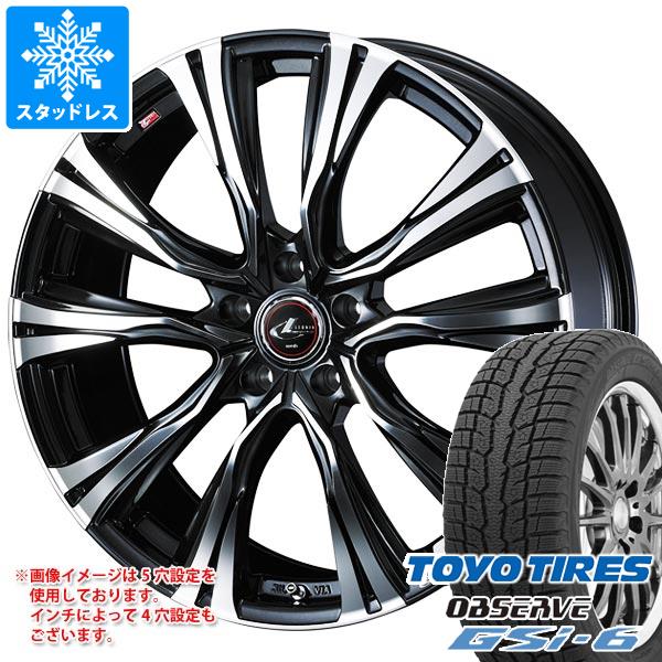 【タイヤ交換対象】スタッドレスタイヤ トーヨー オブザーブ GSi-6 225/70R16 103Q & レオニス VR 6.5-16 タイヤホイール4本セット225/70-16 TOYO OBSERVE GSi-6|タイヤ1番