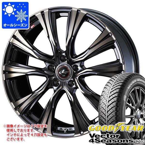 【タイヤ交換対象】オールシーズン 215/55R17 94H グッドイヤー ベクター 4シーズンズ ハイブリッド レオニス VR 7.0-17 タイヤホイール4本セット 106,150円
