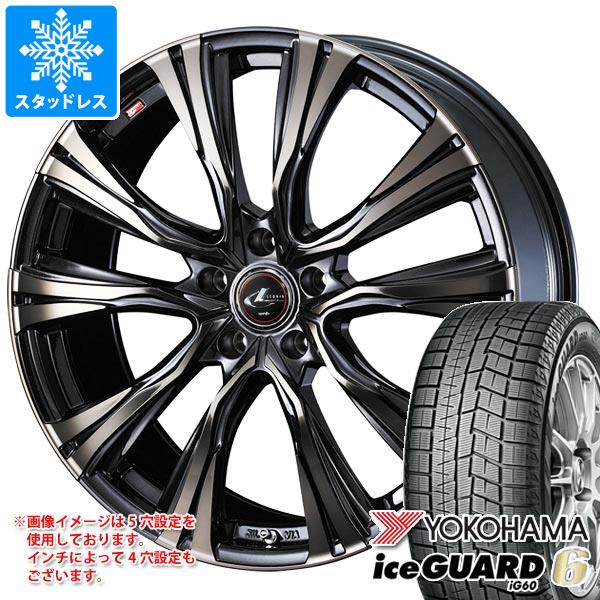 【タイヤ交換対象】スタッドレスタイヤ ヨコハマ アイスガードシックス iG60 205/50R16 87Q & レオニス VR 6.5-16 タイヤホイール4本セット205/50-16 YOKOHAMA iceGUARD 6 iG60|タイヤ1番