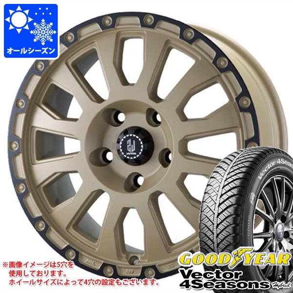 オールシーズン 165/55R15 75H グッドイヤー ベクター 4シーズンズ ハイブリッド ラ・ストラーダ アヴェンチュラ 4.5-15 タイヤホイール4本セット｜タイヤ１番