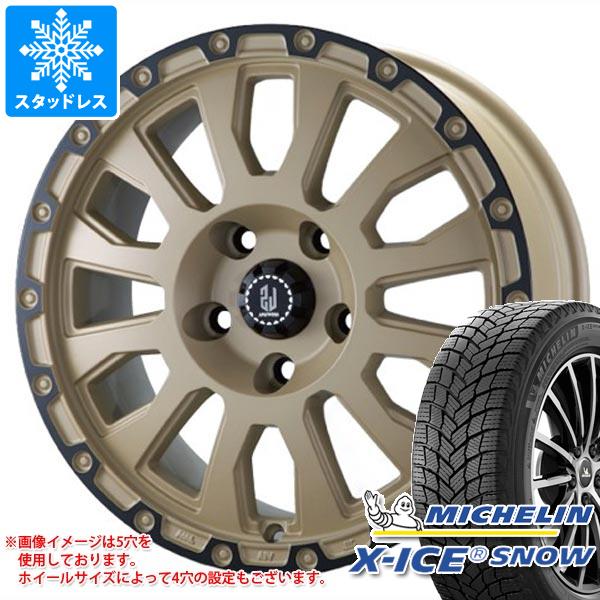 【タイヤ交換対象】スタッドレスタイヤ ミシュラン エックスアイススノー 165/55R15 75T & ラ・ストラーダ アヴェンチュラ 4.5-15 タイヤホイール4本セット165/55-15 MICHELIN X-ICE SNOW|タイヤ1番