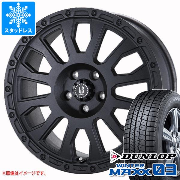 【タイヤ交換対象】ジープ コンパス M624系用 スタッドレス ダンロップ ウインターマックス03 WM03 225/55R18 98Q ラ・ストラーダ アヴェンチュラ タイヤホイール4本セット