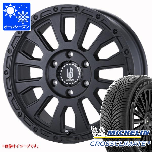 オールシーズン 265/60R18 110H ミシュラン クロスクライメート3 ラ・ストラーダ アヴェンチュラ 8.0-18 タイヤホイール4本セット｜タイヤ１番