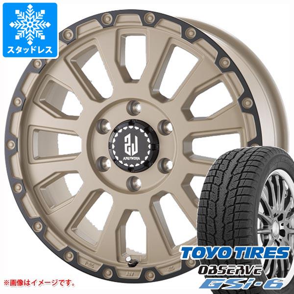 【タイヤ交換対象】スタッドレスタイヤ トーヨー オブザーブ GSi-6 265/60R18 110Q & ラ・ストラーダ アヴェンチュラ 8.0-18 タイヤホイール4本セット265/60-18 TOYO OBSERVE GSi-6|タイヤ1番