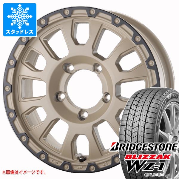 【タイヤ交換対象】スズキ ジムニー JB64W用 スタッドレス ブリヂストン ブリザック WZ-1 215/70R16 100Q ラ・ストラーダ アヴェンチュラ タイヤホイール4本セット