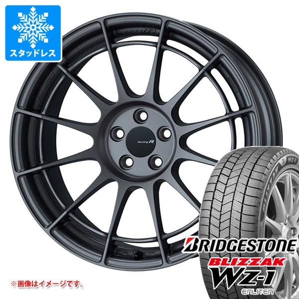 【タイヤ交換対象】ホンダ シビック タイプR FK8用 スタッドレス ブリヂストン ブリザック WZ-1 245/40R18 93Q 2025年10月発売サイズ エンケイ レーシング レボリューション NT03RR タイヤホイール4本セット