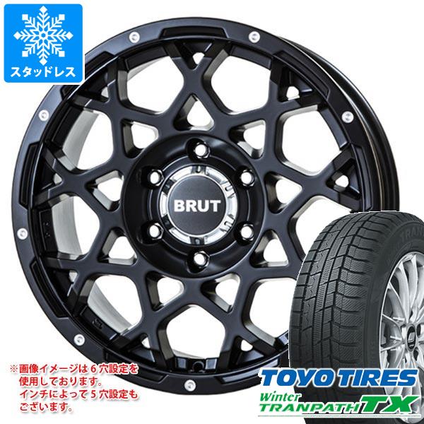 【タイヤ交換対象】デリカD:5用 スタッドレス トーヨー ウィンタートランパス TX 225/55R18 98Q ブルート BR-55 タイヤホイール4本セット｜タイヤ１番