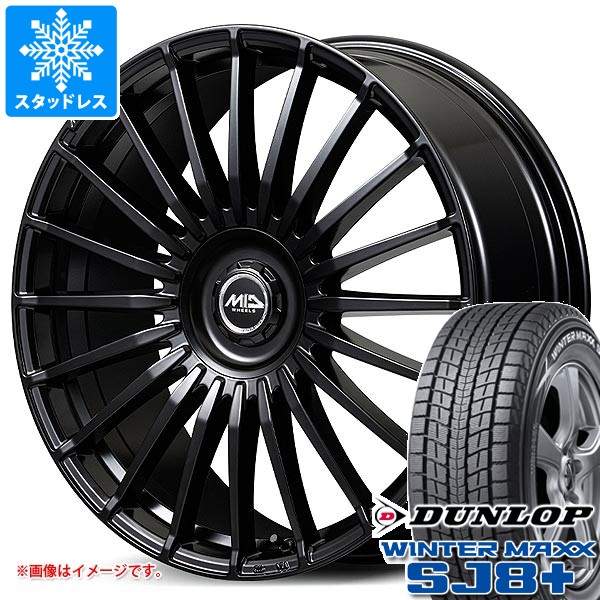 【タイヤ交換対象】トヨタ 40系アルファード用 スタッドレス ダンロップ ウインターマックス SJ8 プラス 225/55R19 103Q XL MID エクスクルーシブ 020F タイヤホイール4本セット|タイヤ1番