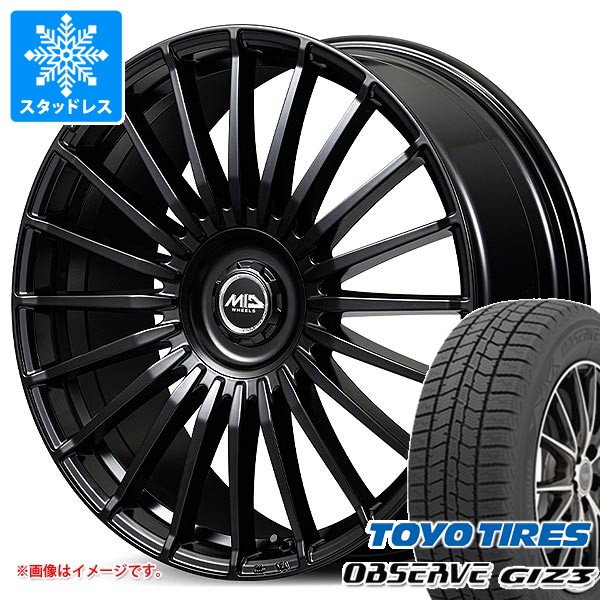 【タイヤ交換対象】トヨタ 40系アルファード用 スタッドレス トーヨー オブザーブ ギズ3 225/55R19 103Q XL MID エクスクルーシブ 020F タイヤホイール4本セット
