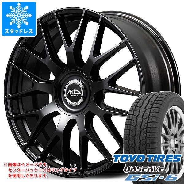 【タイヤ交換対象】トヨタ 40系アルファード用 スタッドレス トーヨー オブザーブ GSi-6 225/60R18 100Q MID エクスクルーシブ 029M タイヤホイール4本セット|タイヤ1番