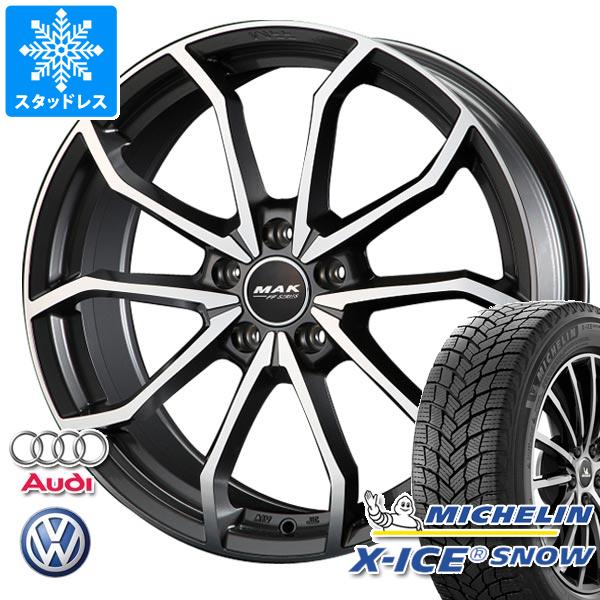 【タイヤ交換対象】アウディ RS5 F5系用 スタッドレス ミシュラン エックスアイススノー 265/35R19 98H XL MAK レーベFF タイヤホイール4本セット