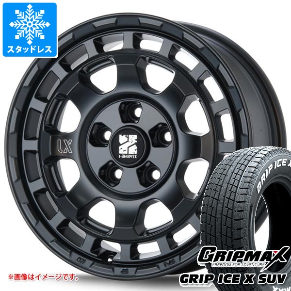 【タイヤ交換対象】トヨタ RAV4 50系用 スタッドレス グリップマックス グリップアイスエックス SUV 225/70R16 103Q ホワイトレター MLJ エクストリームJ サバンザ タイヤホイール4本セット