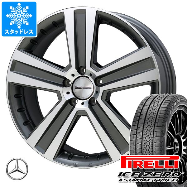 【タイヤ交換対象】メルセデスベンツ W223 Sクラス用 スタッドレス ピレリ アイスゼロアシンメトリコ 255/45R19 104H XL ユーロプレミアム ヴェルナー タイヤホイール4本セット｜タイヤ１番
