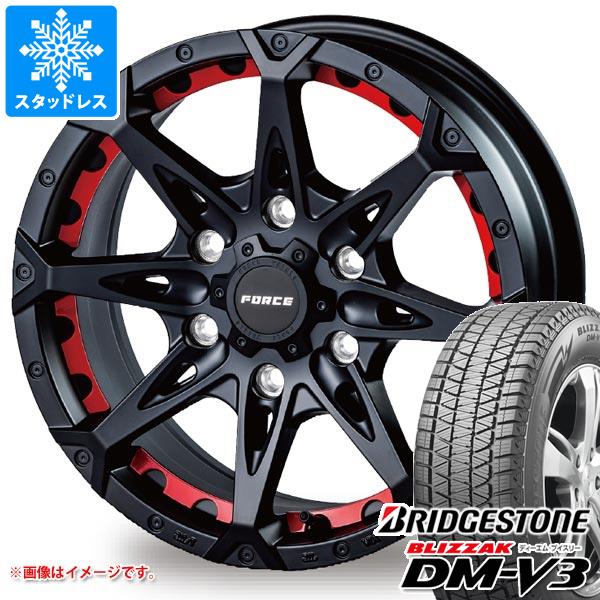 【タイヤ交換対象】5本セット FJクルーザー 10系用 スタッドレス ブリヂストン ブリザック DM-V3 265/70R17 115Q フォース デナリ タイヤホイール5本セット｜タイヤ１番