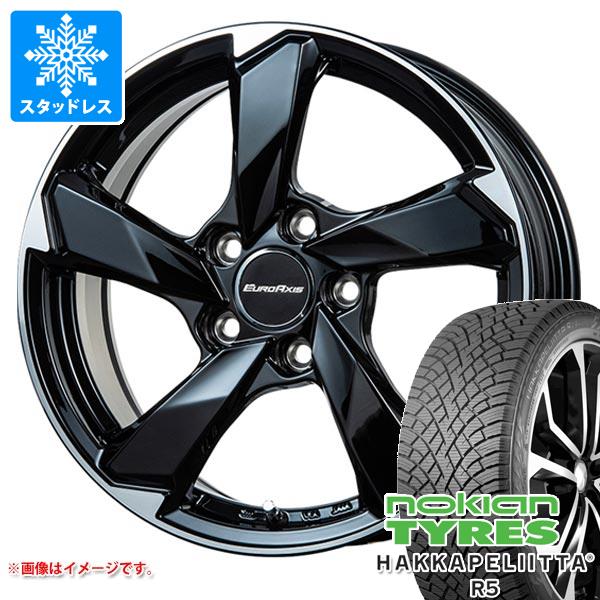 【タイヤ交換対象】アウディ A6 F2系用 スタッドレス ノキアン ハッカペリッタ R5 EV 245/45R19 102T XL ユーロアクシス クロスエッジ タイヤホイール4本セット｜タイヤ１番