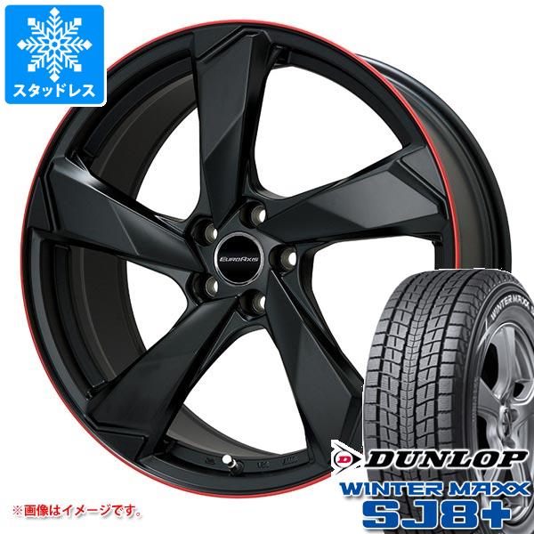【タイヤ交換対象】プジョー 3008 P84系用 スタッドレス ダンロップ ウインターマックス SJ8 プラス 225/55R18 98Q ユーロアクシス クロスエッジ タイヤホイール4本セット｜タイヤ１番