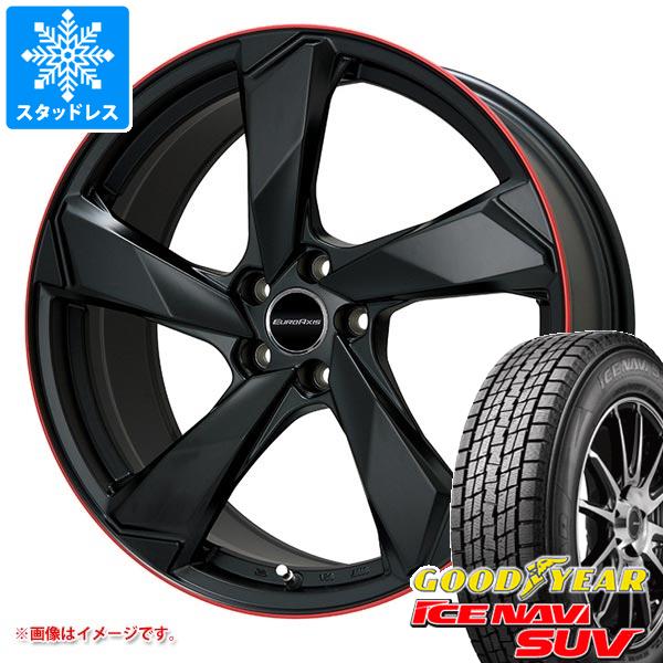 【タイヤ交換対象】ランドローバー レンジローバーヴェラール LY系用 スタッドレス グッドイヤー アイスナビ SUV 255/60R18 112Q XL ユーロアクシス クロスエッジ タイヤホイール4本セット
