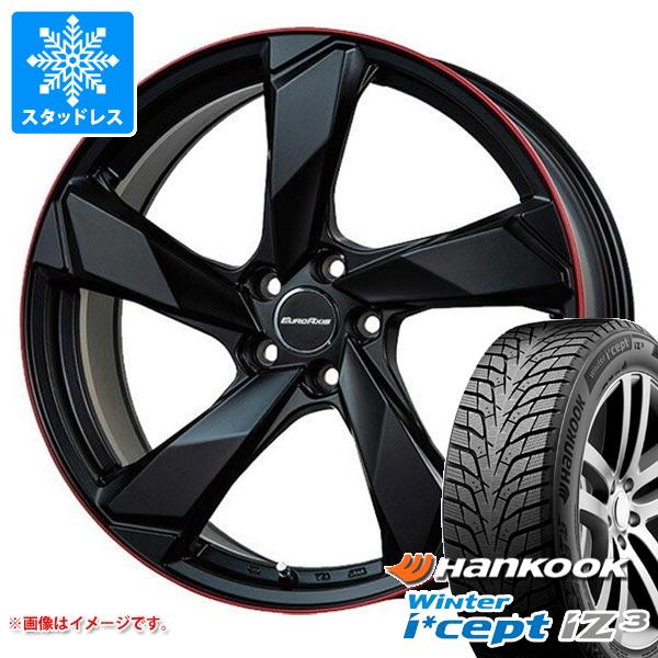 【タイヤ交換対象】ボルボ XC60 UB/UD系用 スタッドレス ハンコック ウィンターアイセプト iZ3 X for SUV W636A 235/55R19 105H XL ユーロアクシス クロスエッジ タイヤホイール4本セット