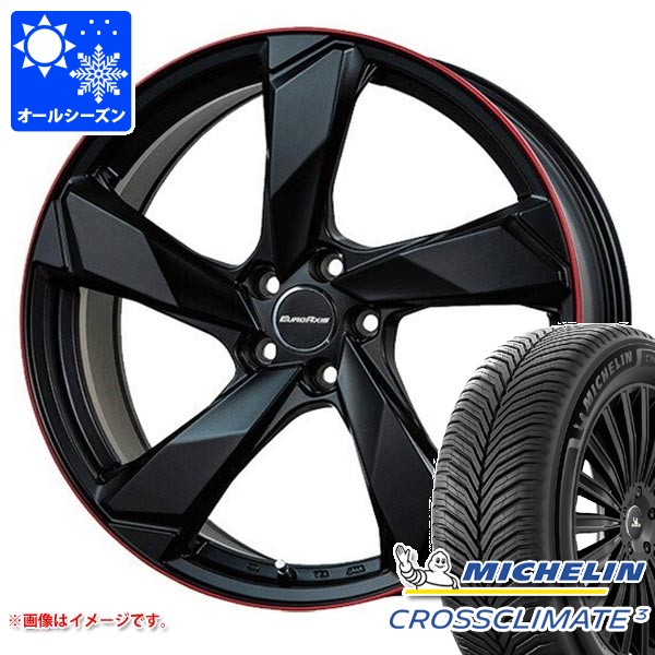VW ティグアン 2017年~用 オールシーズンタイヤ ミシュラン クロスクライメート3 235/55R18 104V XL ユーロアクシス クロスエッジ タイヤホイール4本セット|タイヤ1番