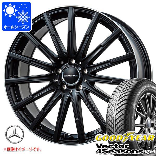 【タイヤ交換対象】メルセデスベンツ W246 Bクラス用 オールシーズンタイヤ グッドイヤー ベクター 4シーズンズ ハイブリッド 225/40R18 92H XL ユーロアクシス エアフルト タイヤホイール4本セット｜タイヤ１番