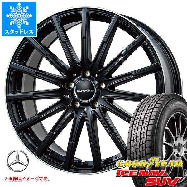 【タイヤ交換対象】メルセデスベンツ X253 GLCクラス用 スタッドレス グッドイヤー アイスナビ SUV 235/60R18 107Q XL ユーロアクシス エアフルト タイヤホイール4本セット｜タイヤ１番