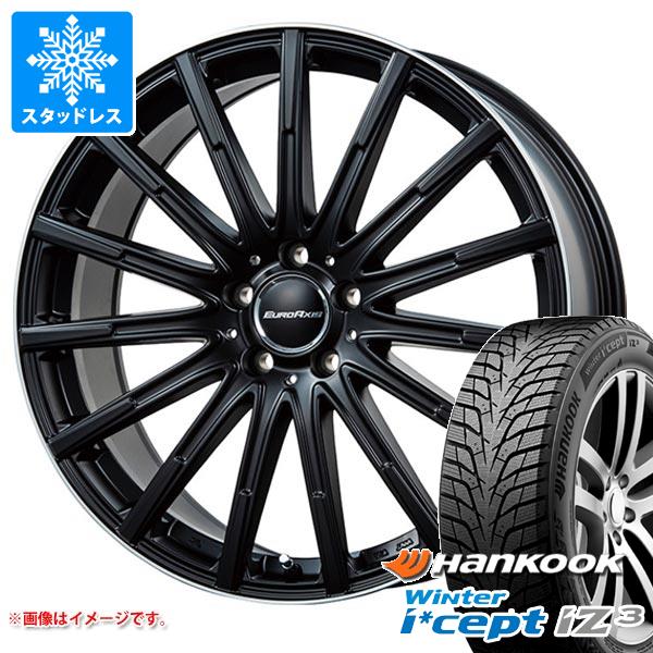 【タイヤ交換対象】メルセデスベンツ X156 GLAクラス用 スタッドレス ハンコック ウィンターアイセプト iZ3 W636 235/50R18 97H ユーロアクシス エアフルト タイヤホイール4本セット