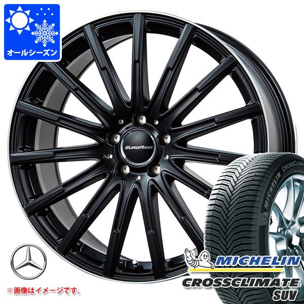 【タイヤ交換対象】メルセデスベンツ X253 GLCクラス用 オールシーズンタイヤ ミシュラン クロスクライメート SUV 235/60R18 107V XL MO メルセデス承認 ユーロアクシス エアフルト タイヤホイール4本セット