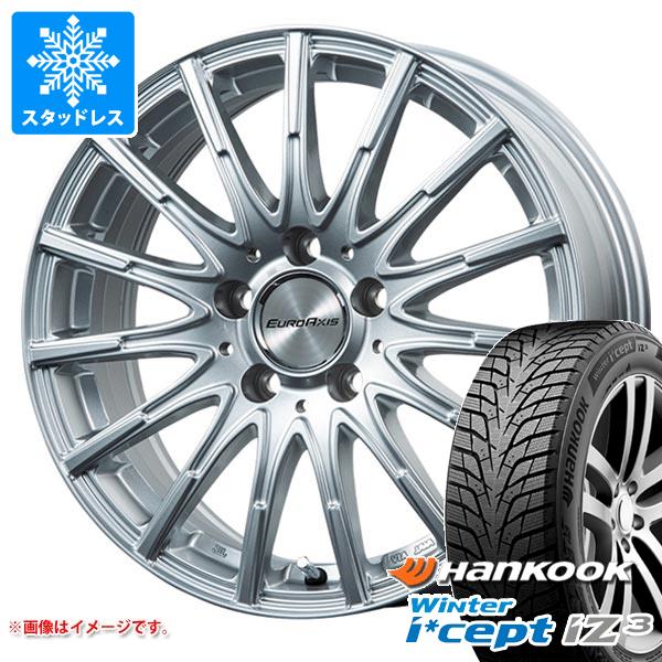 【タイヤ交換対象】メルセデスベンツ X253 GLCクラス用 スタッドレス ハンコック ウィンターアイセプト iZ3 X for SUV W636A 235/55R19 105H XL ユーロアクシス エアフルト タイヤホイール4本セット
