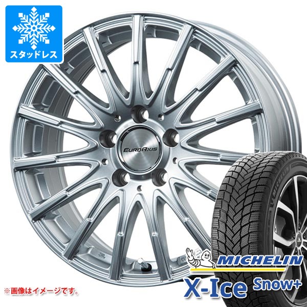 メルセデスベンツ X156 GLAクラス用 スタッドレス ミシュラン エックスアイススノープラス 215/60R17 100H XL ユーロアクシス エアフルト タイヤホイール4本セット|タイヤ1番