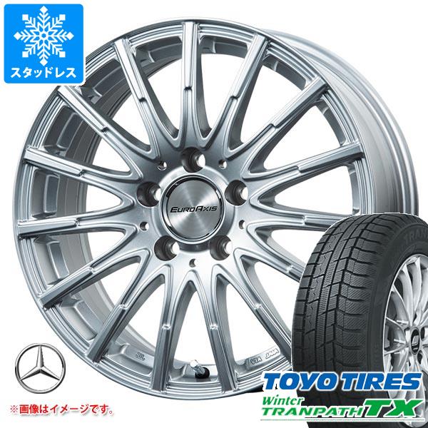 【タイヤ交換対象】メルセデスベンツ X156 GLAクラス用 スタッドレス トーヨー ウィンタートランパス TX 235/50R18 97Q ユーロアクシス エアフルト タイヤホイール4本セット|タイヤ1番