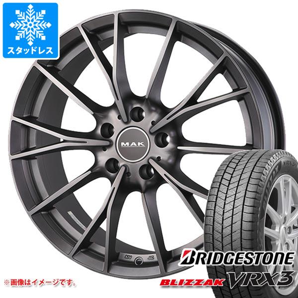 【タイヤ交換対象】BMW F45/F46 2シリーズ用 スタッドレス ブリヂストン ブリザック VRX3 205/60R16 96Q XL MAK ファブリック タイヤホイール4本セット