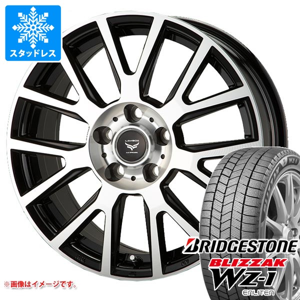 【タイヤ交換対象】トヨタ RAV4 50系用 スタッドレス ブリヂストン ブリザック WZ-1 225/65R17 102Q ラ・ストラーダ ティラード ラムダ タイヤホイール4本セット
