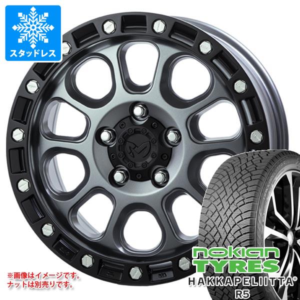 【タイヤ交換対象】5本セット ジープ ラングラー JK/JL系用 スタッドレス ノキアン ハッカペリッタ R5 SUV 265/70R17 115R MKW M204 タイヤホイール5本セット｜タイヤ１番