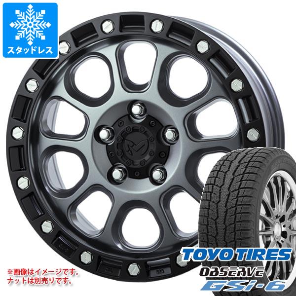 【タイヤ交換対象】ミツビシ アウトランダー GF/GG系用 スタッドレス トーヨー オブザーブ GSi-6 225/70R16 103Q MKW M204 タイヤホイール4本セット