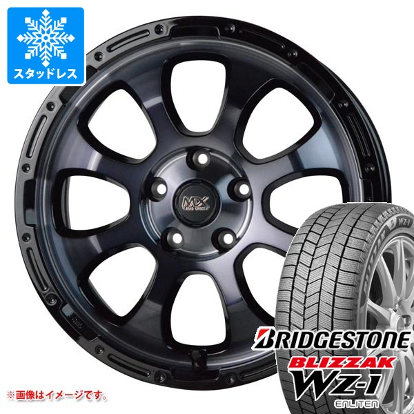 【タイヤ交換対象】ミツビシ エクリプスクロス GK系用 スタッドレス ブリヂストン ブリザック WZ-1 215/70R16 100Q マッドクロスグレイス タイヤホイール4本セット｜タイヤ１番