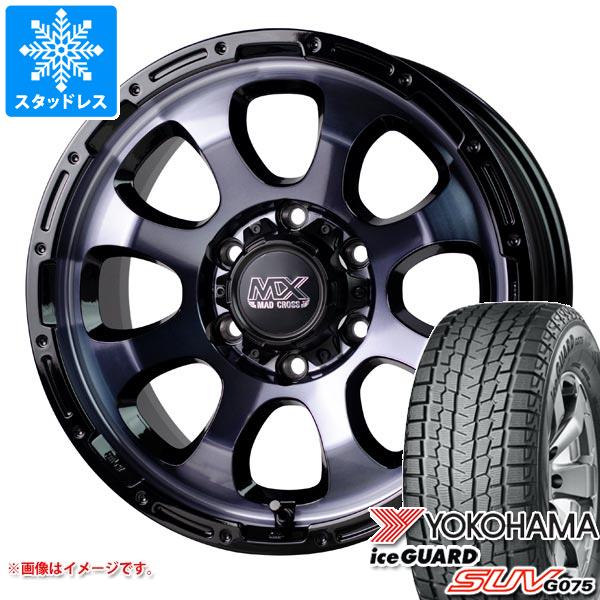 【タイヤ交換対象】ランドクルーザー プラド 150系用 スタッドレス ヨコハマ アイスガード SUV G075 265/70R17 115Q マッドクロスグレイス タイヤホイール4本セット|タイヤ1番
